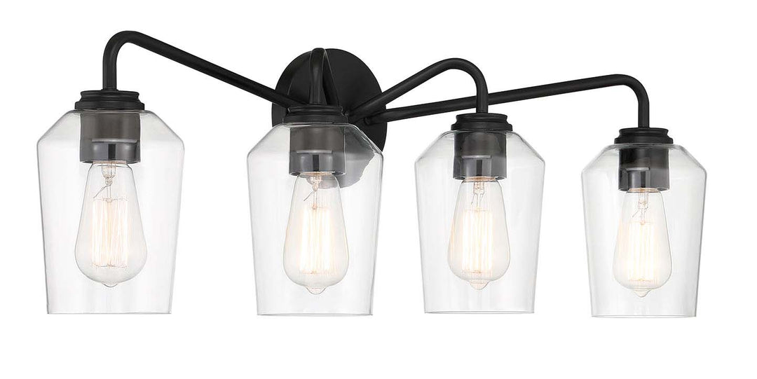 Shayna Vanity Light in Flat Black by Craftmade