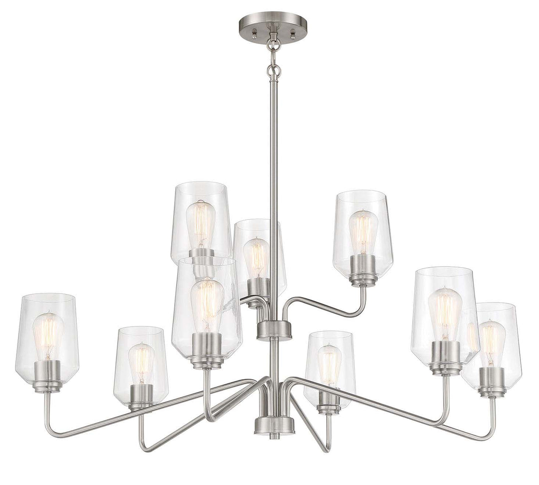 Shayna Chandelier in Brushed Polished Nickel by Craftmade