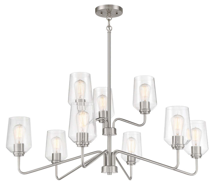 Shayna Chandelier in Brushed Polished Nickel by Craftmade