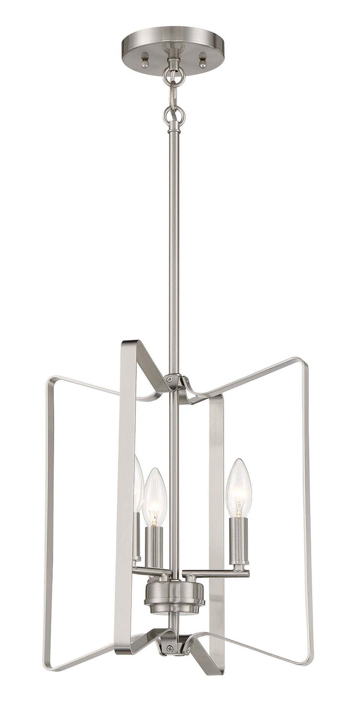 Shayna Foyer Pendant in Brushed Polished Nickel by Craftmade
