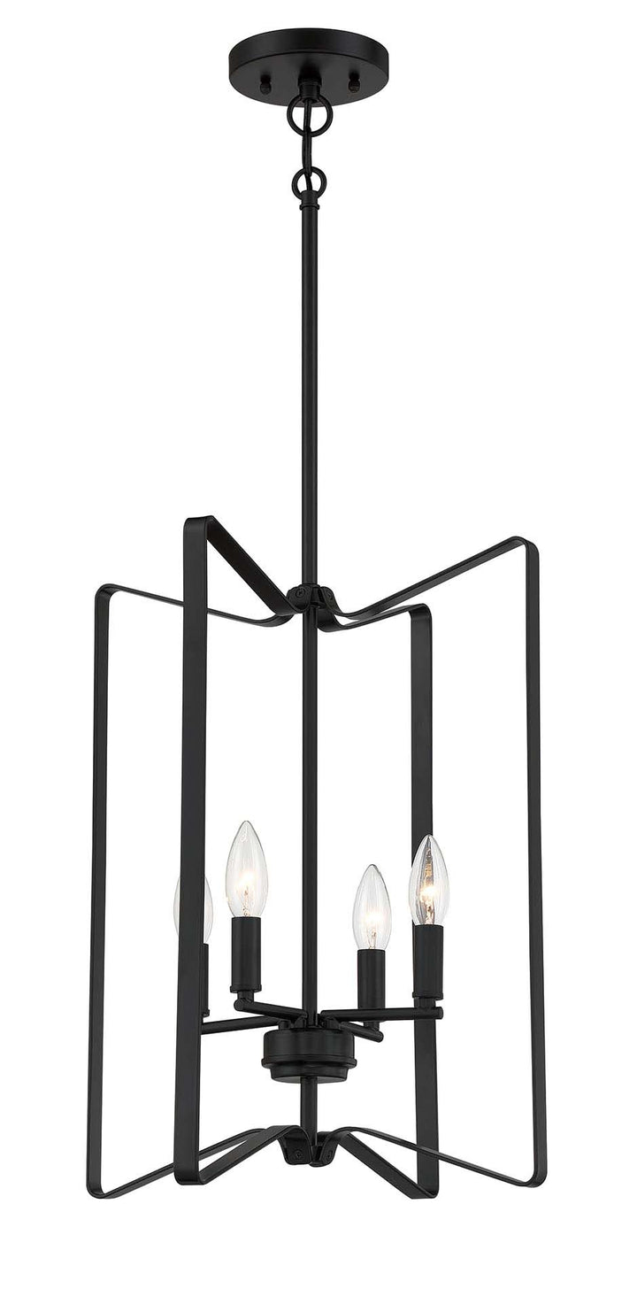 Shayna Foyer Pendant in Flat Black by Craftmade