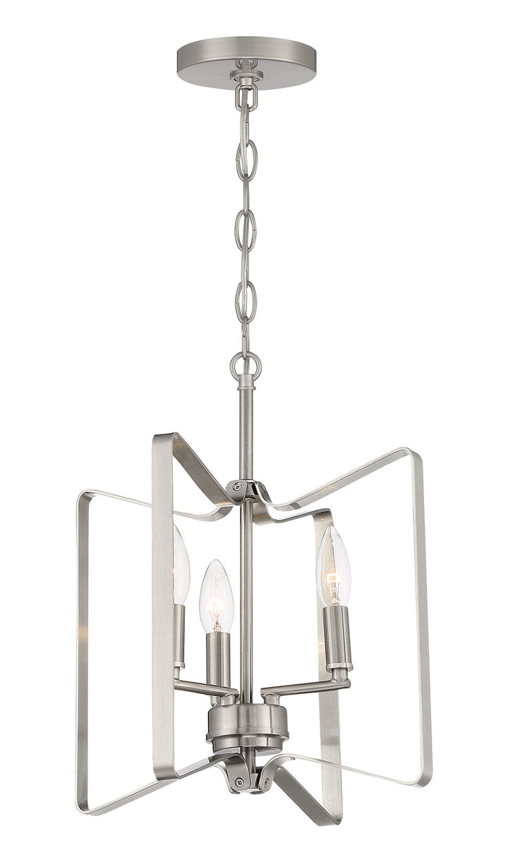 Shayna 3-Light Convertible Semi-Flush Mount in Brushed Polished Nickel by Craftmade