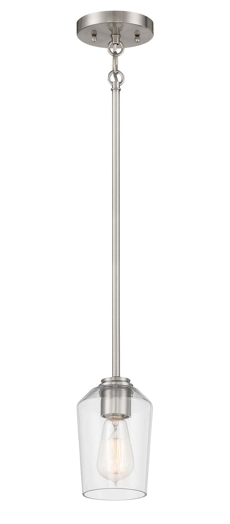 Shayna Pendant in Brushed Polished Nickel by Craftmade