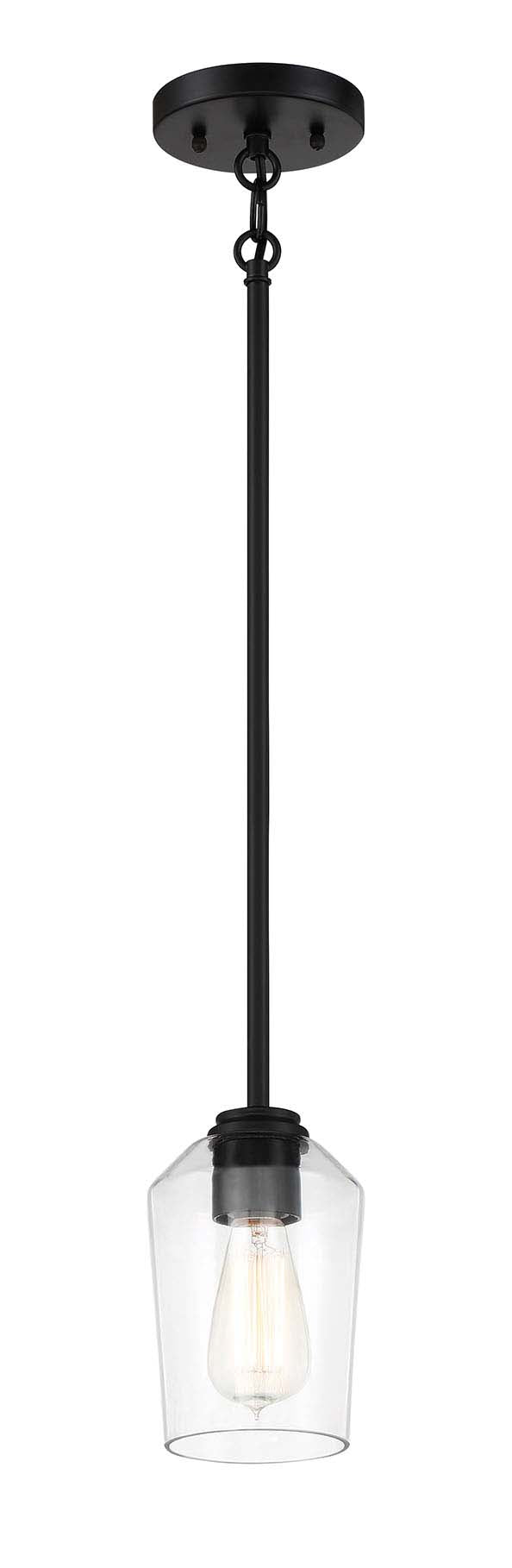 Shayna Pendant in Flat Black by Craftmade