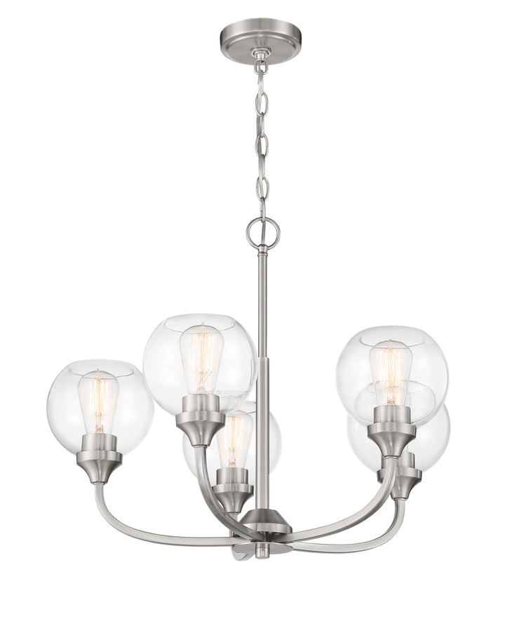 Glenda Chandelier in Brushed Polished Nickel by Craftmade