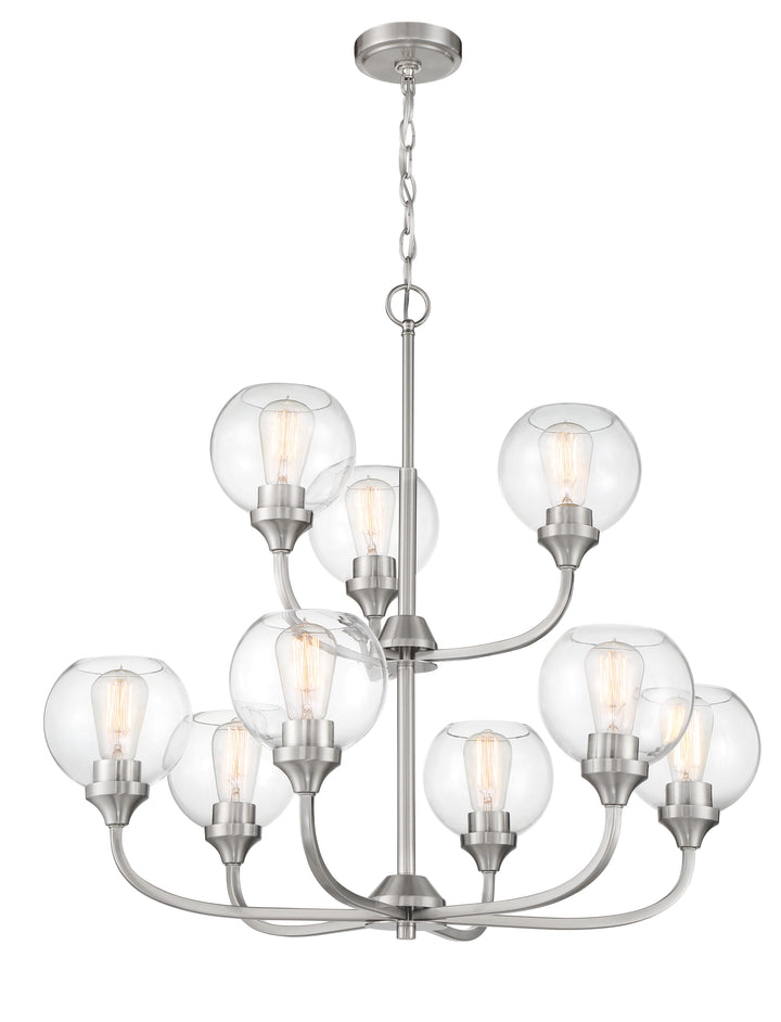 Glenda Chandelier in Brushed Polished Nickel by Craftmade