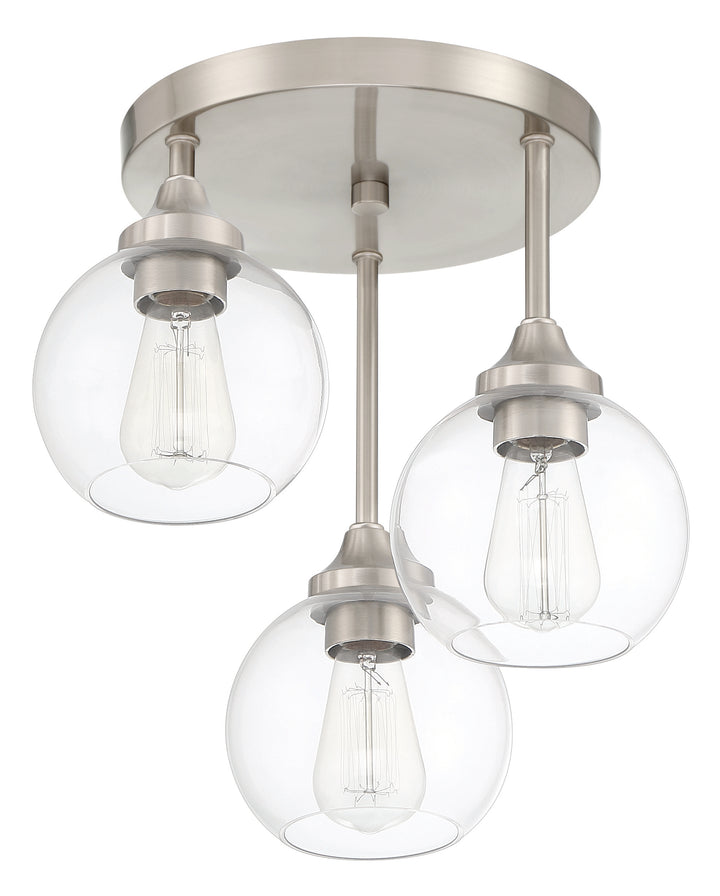 Glenda 3-Light Semi-Flush Mount by Craftmade - view 3