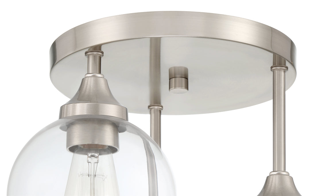 Glenda 3-Light Semi-Flush Mount by Craftmade - view 5
