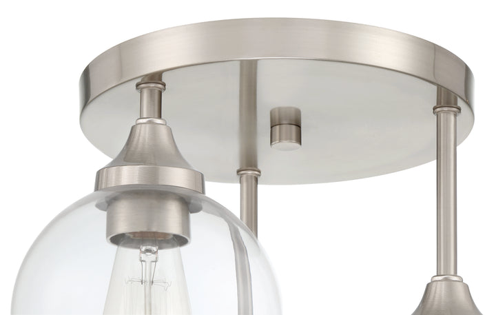 Glenda 3-Light Semi-Flush Mount by Craftmade - view 5