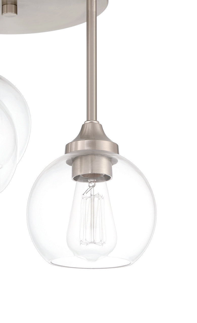 Glenda 3-Light Semi-Flush Mount by Craftmade - view 6