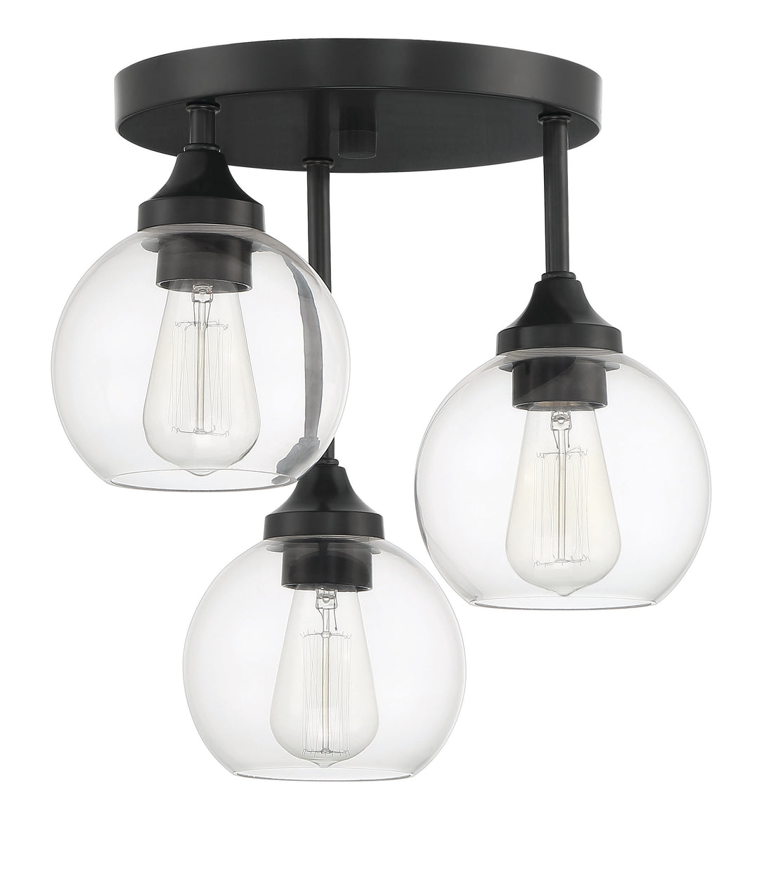 Glenda 3-Light Semi-Flush Mount by Craftmade - view 9