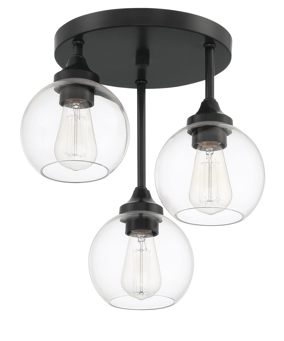 Glenda 3-Light Semi-Flush Mount by Craftmade - view 10