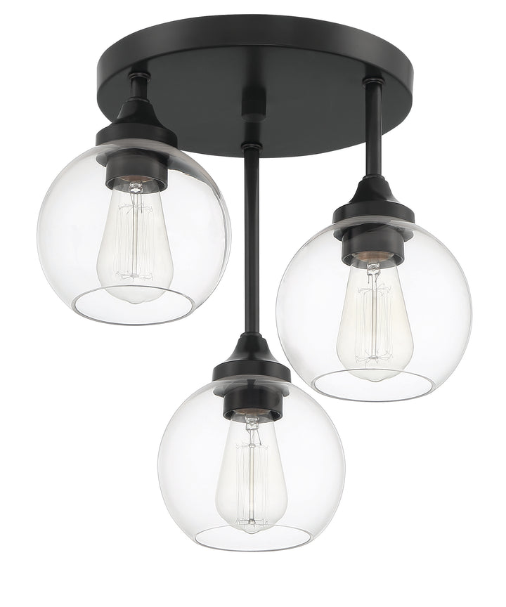 Glenda 3-Light Semi-Flush Mount by Craftmade - view 10
