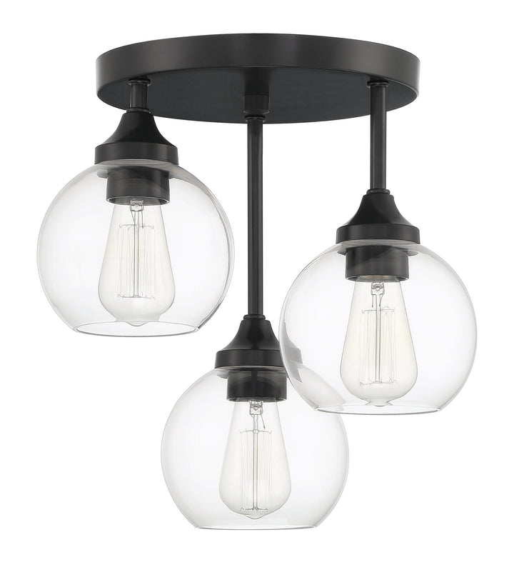 Glenda 3-Light Semi-Flush Mount by Craftmade - view 8