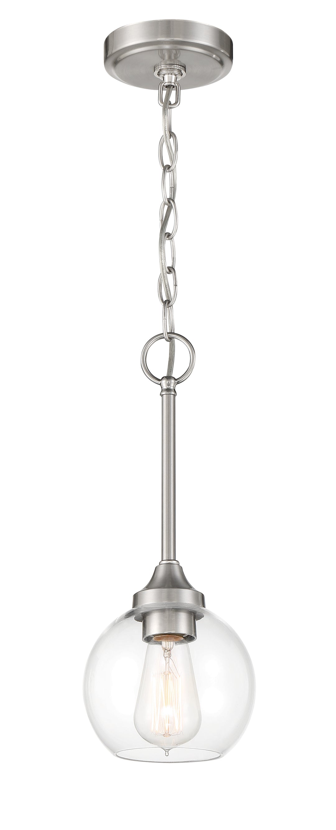 Glenda Pendant in Brushed Polished Nickel by Craftmade