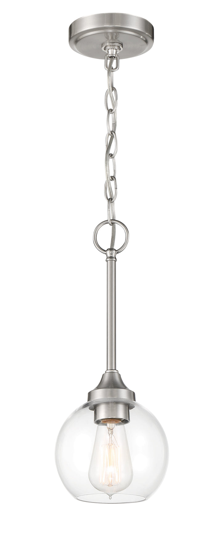 Glenda Pendant in Brushed Polished Nickel by Craftmade