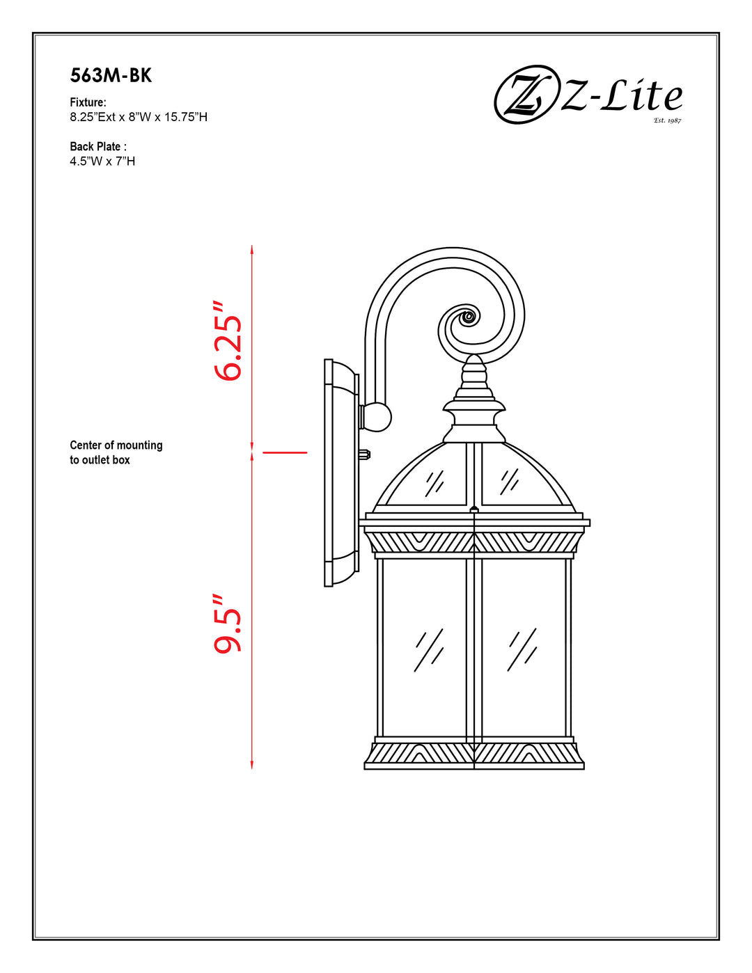 Annex - 1 Light Outdoor Wall Light