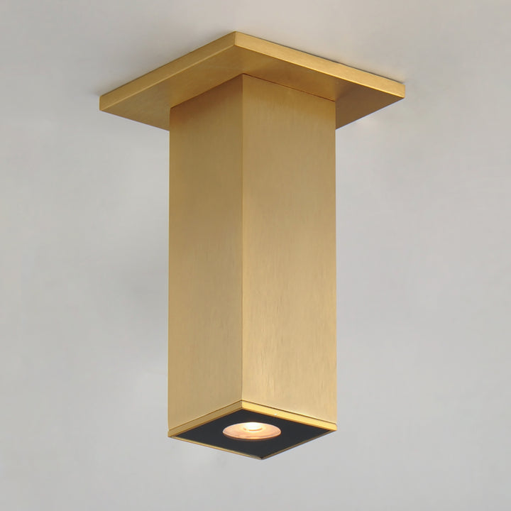 Culvert  7.5" LED Indoor Flush Mount Natural Aged Brass alternate view