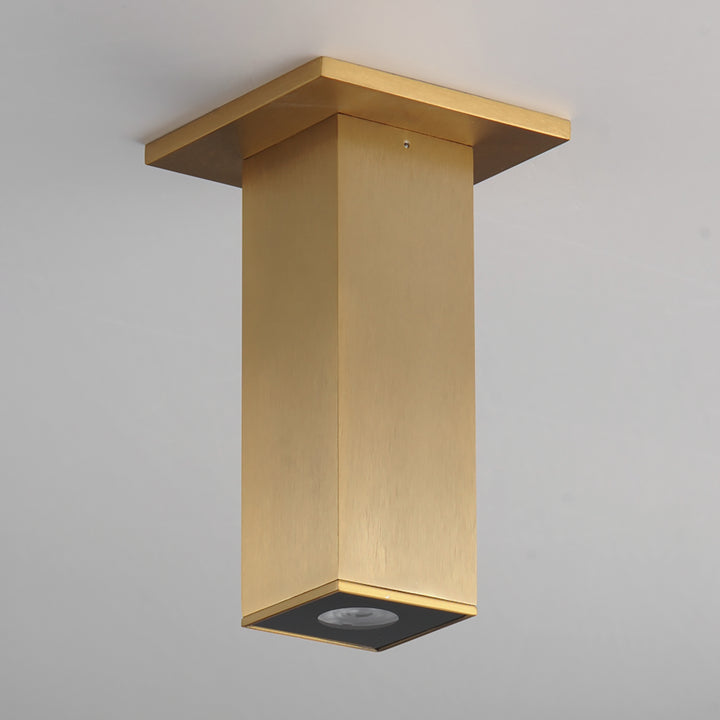 Culvert  7.5" LED Indoor Flush Mount Natural Aged Brass alternate view