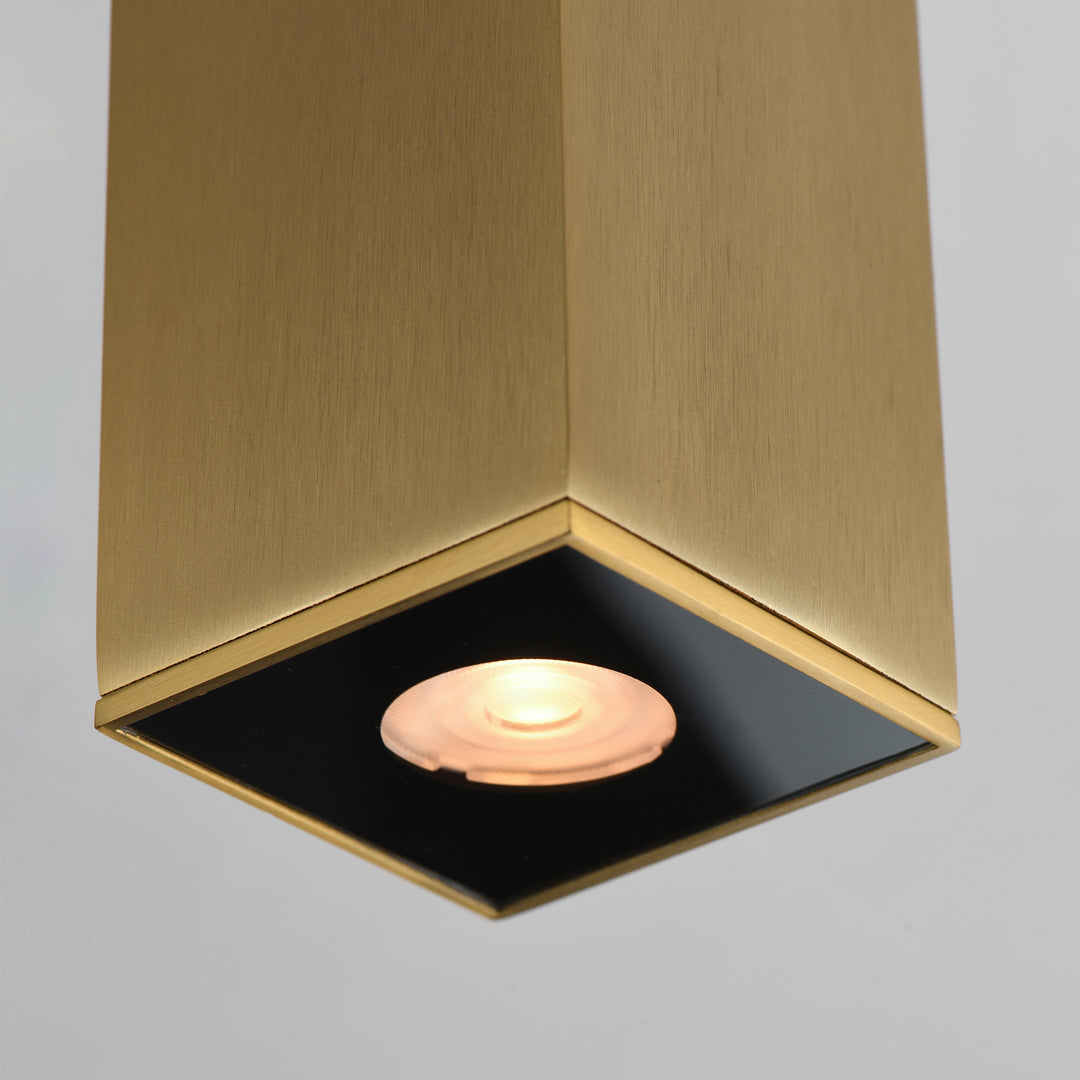 Culvert  7.5" LED Indoor Flush Mount Natural Aged Brass alternate view
