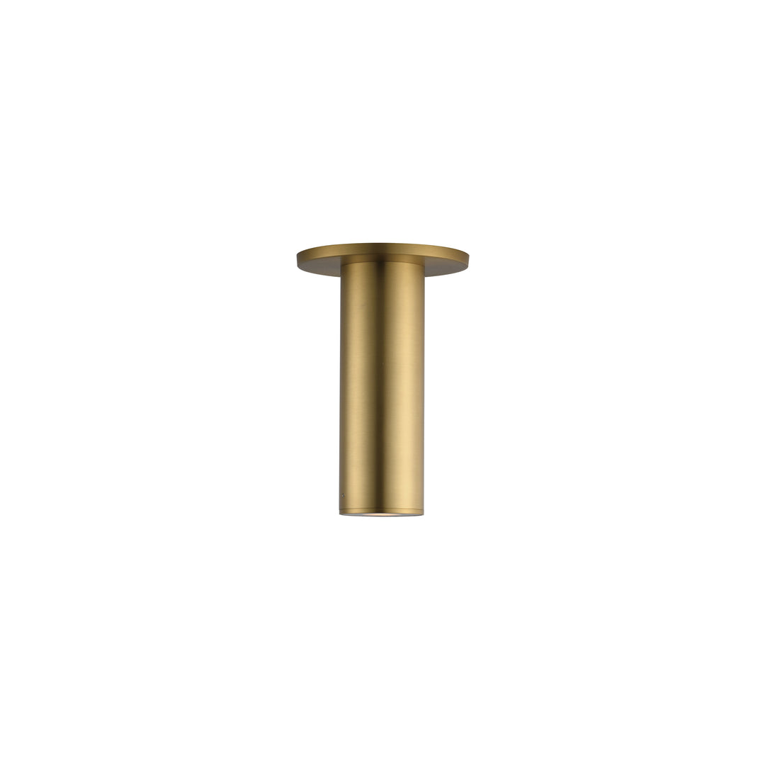 Calibro 7.5" LED Indoor Flush Mount Natural Aged Brass