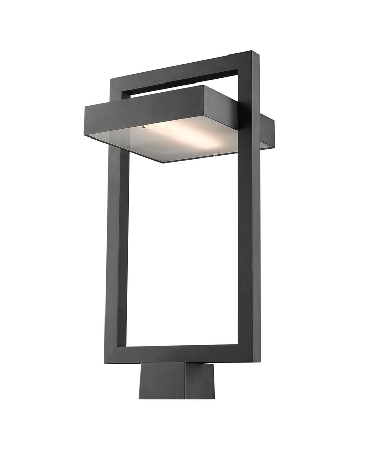 Luttrel - LED 1 Light Outdoor Post Light (566PHBS-BK)