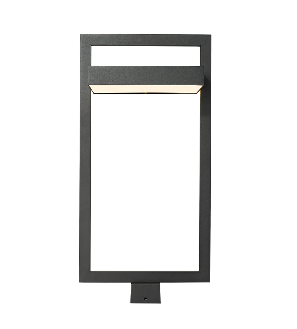 Luttrel - LED 1 Light Outdoor Post Light (566PHXLS-BK)