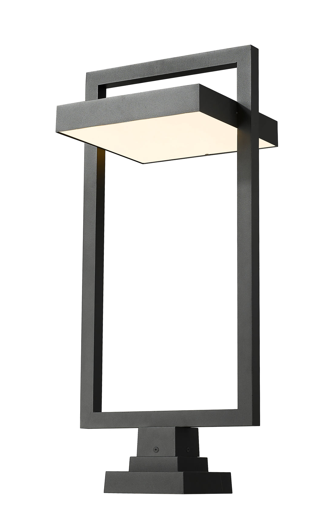 Luttrel - LED 1 Light Outdoor Pier Mount Light (566PHXLS-SQPM-BK)