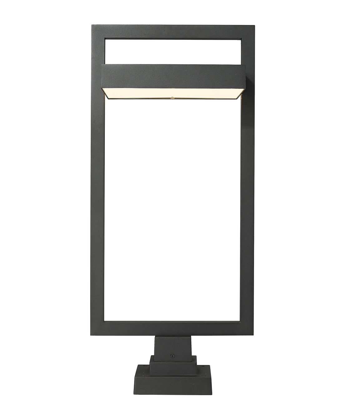 Luttrel - LED 1 Light Outdoor Pier Mount Light (566PHXLS-SQPM-BK)