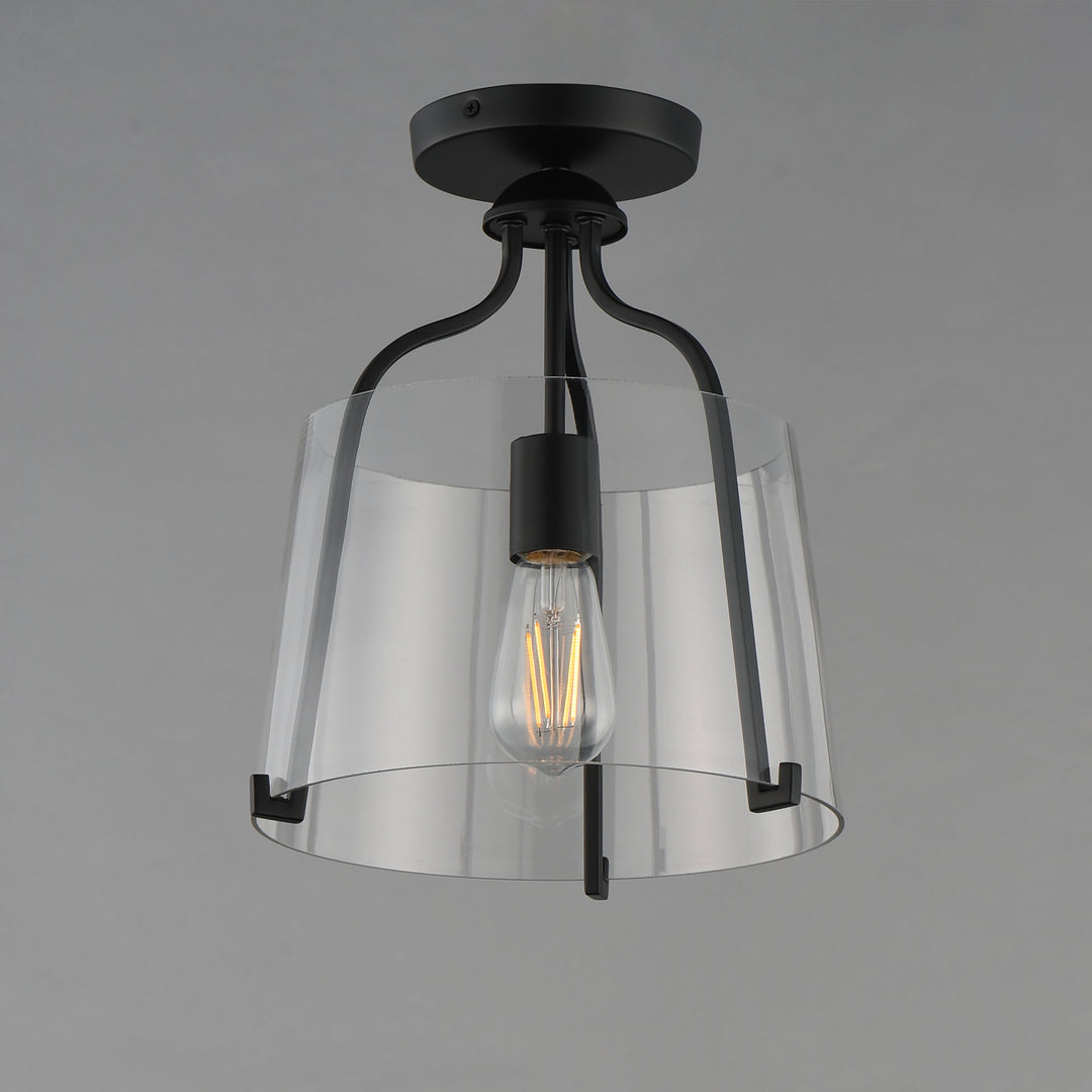 Bellmore 1-Light Pendant/Semi Flush Black alternate view