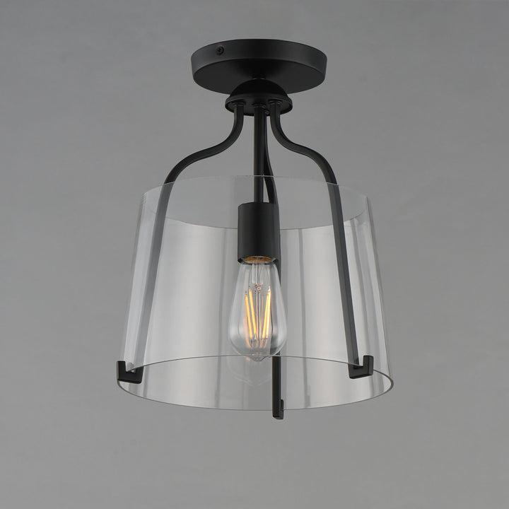 Bellmore 1-Light Pendant/Semi Flush Black alternate view