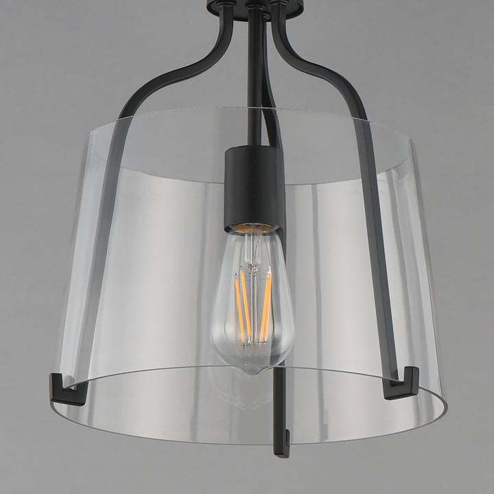 Bellmore 1-Light Pendant/Semi Flush Black alternate view