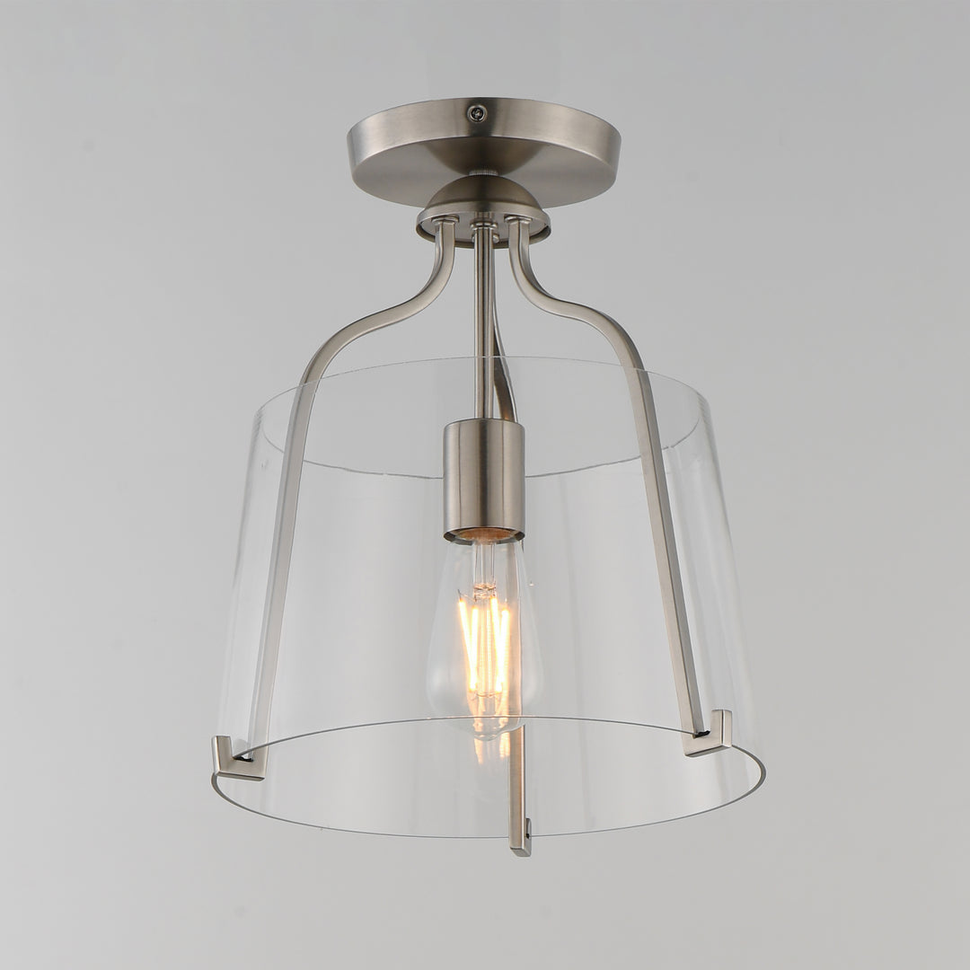 Bellmore 1-Light Pendant/Semi Flush Satin Nickel alternate view