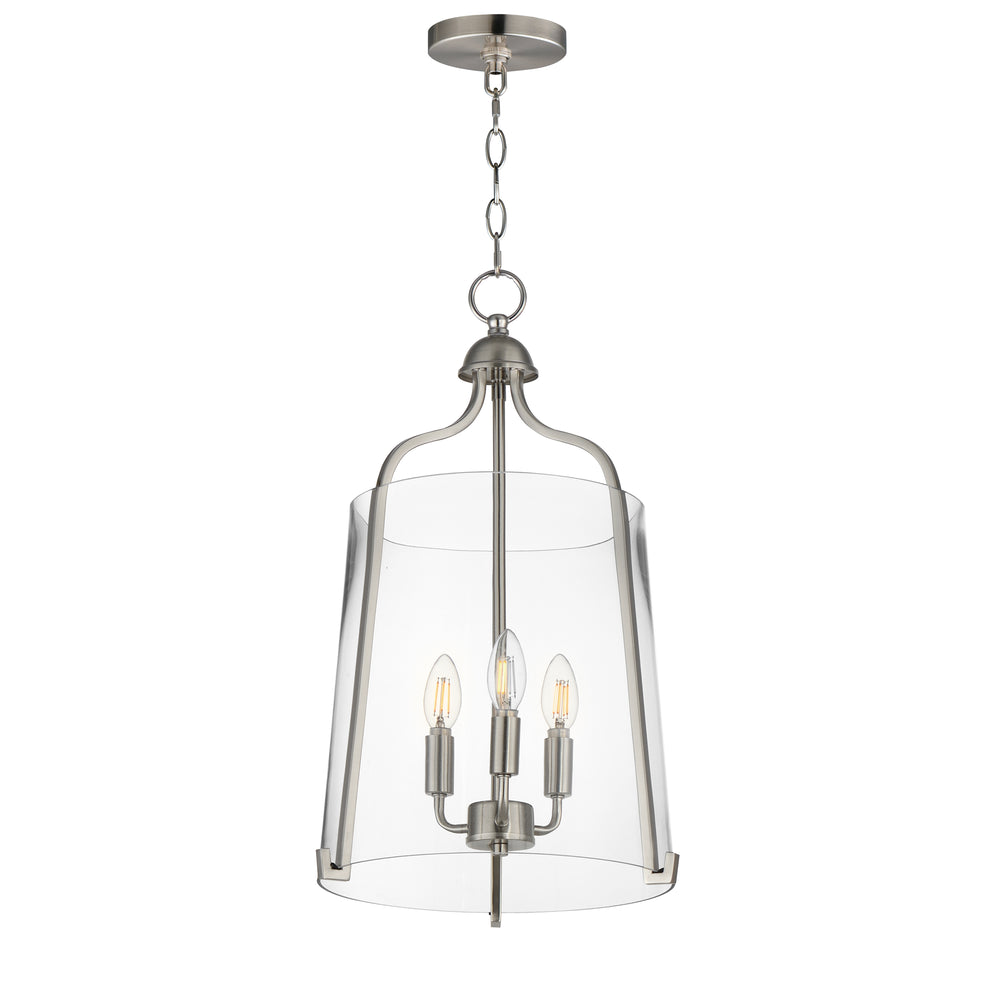 Bellmore 3-Light Foyer Pendant Satin Nickel
