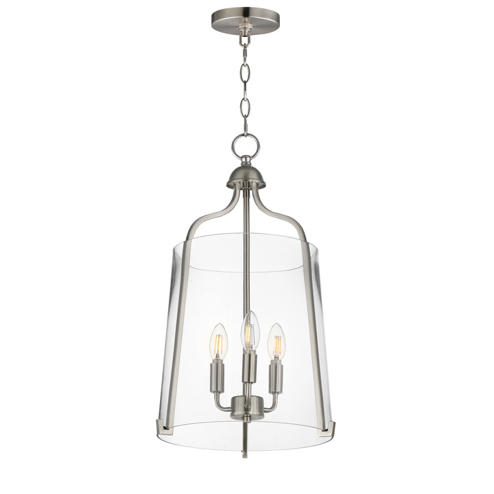 Bellmore 3-Light Foyer Pendant Satin Nickel