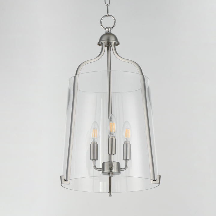 Bellmore 3-Light Foyer Pendant Satin Nickel alternate view