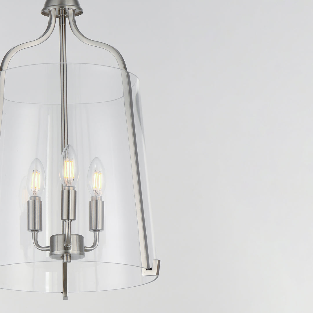Bellmore 3-Light Foyer Pendant Satin Nickel alternate view