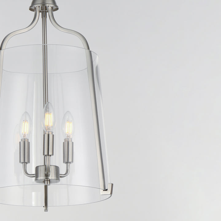 Bellmore 3-Light Foyer Pendant Satin Nickel alternate view