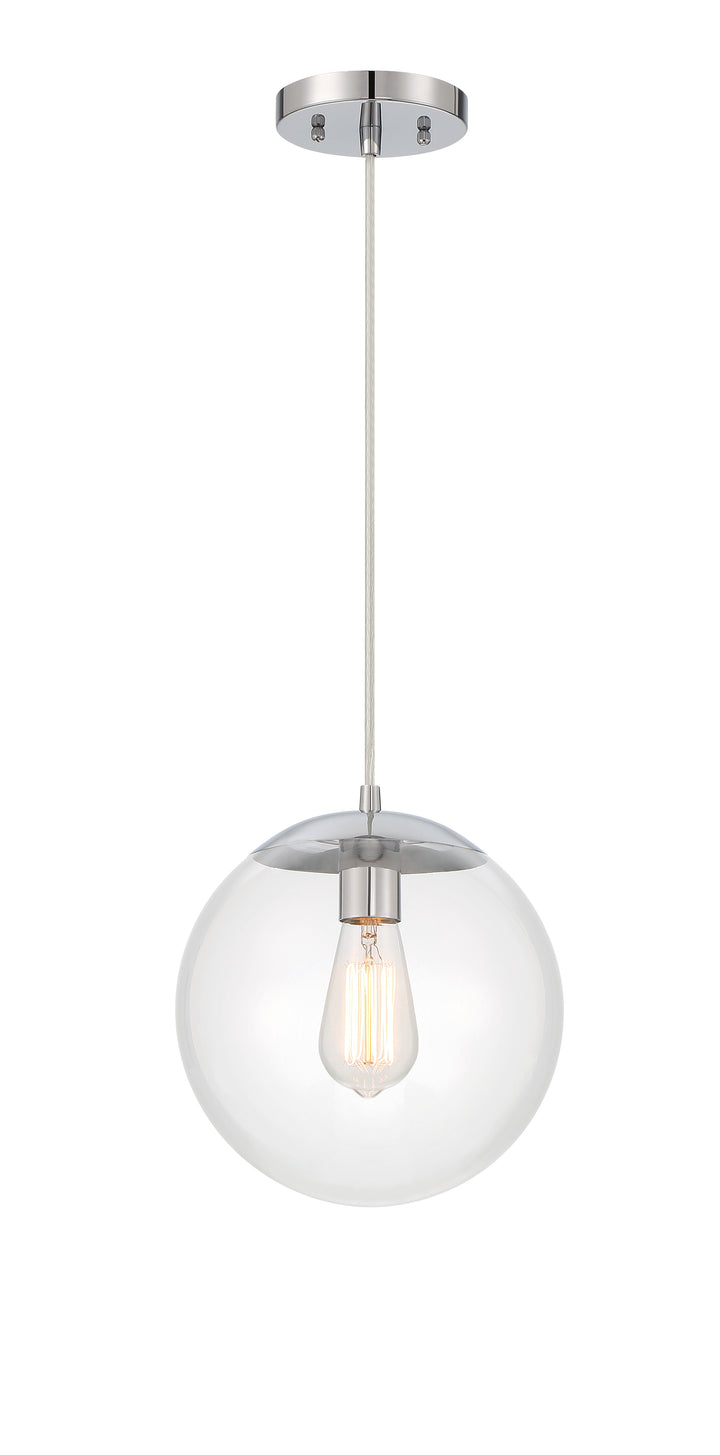 Gaze Pendant in Chrome / Clear Glass by Craftmade