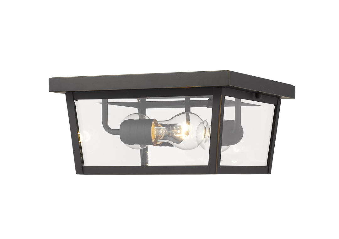 Beacon - 3 Light Outdoor Flush Mount