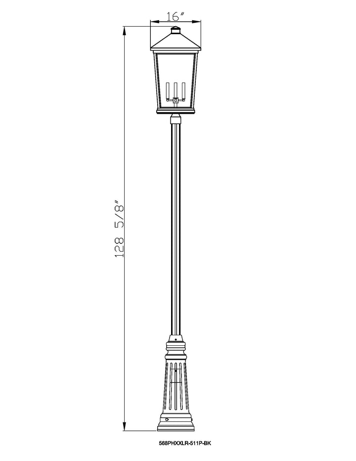Beacon - 4 Light Outdoor Post Light (568PHXXLR-511P)