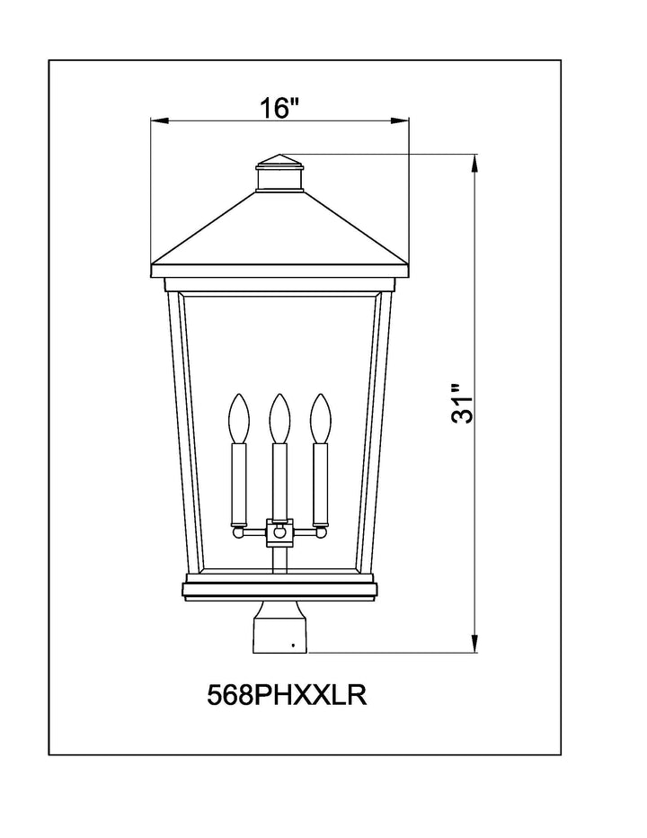 Beacon - 4 Light Outdoor Post Light (568PHXXLR)