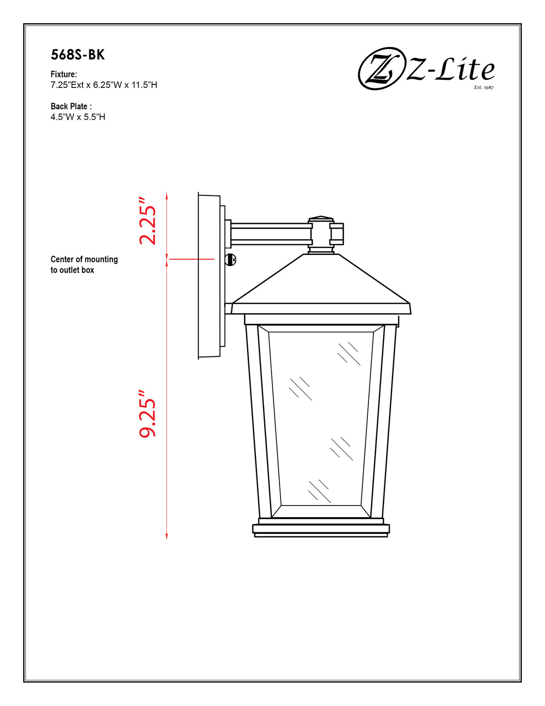 Beacon - Outdoor Wall Light