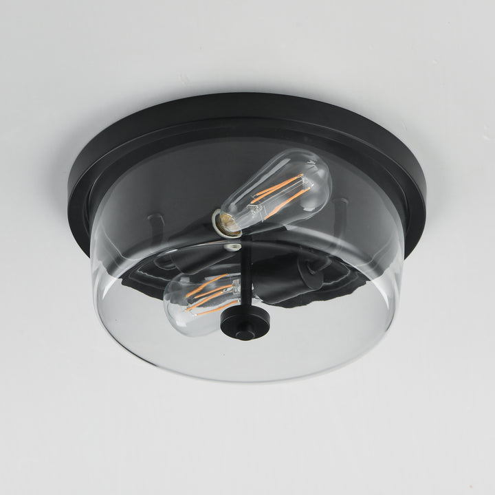 Fuller Flush Mount Black alternate view