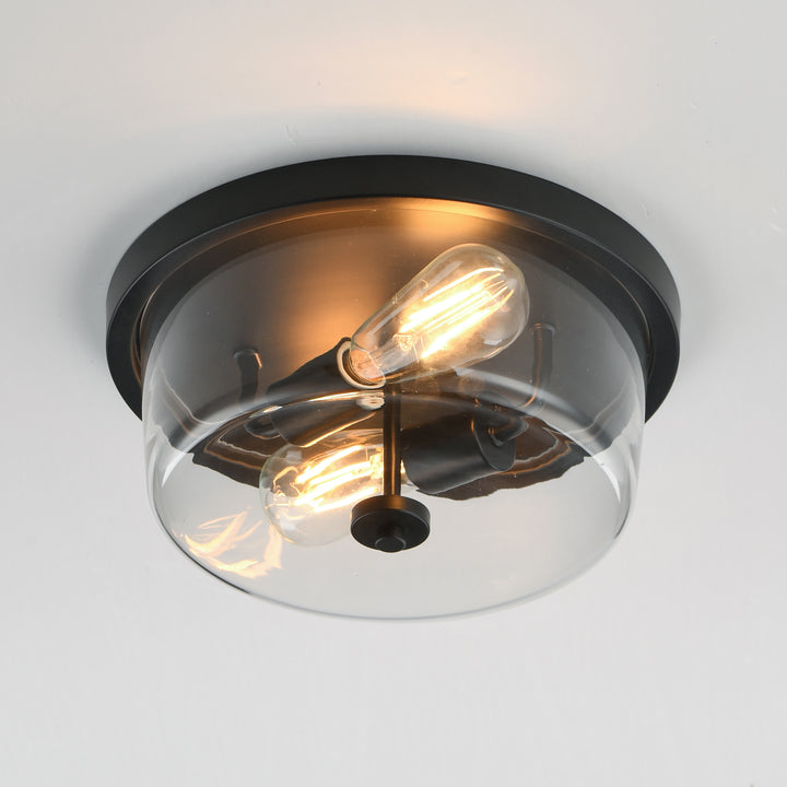 Fuller Flush Mount Black alternate view