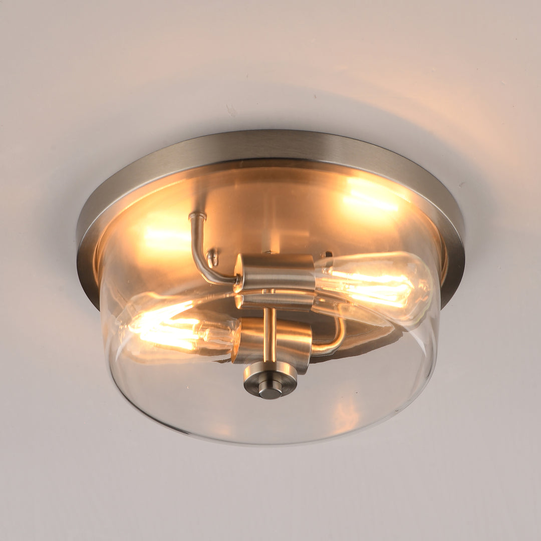 Fuller Flush Mount Satin Nickel alternate view