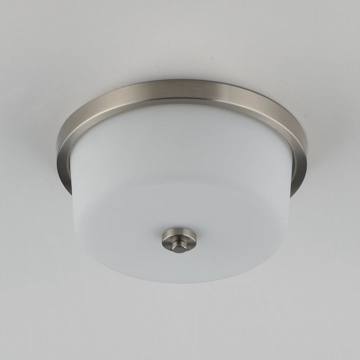 Fuller Flush Mount White / Satin Nickel alternate view