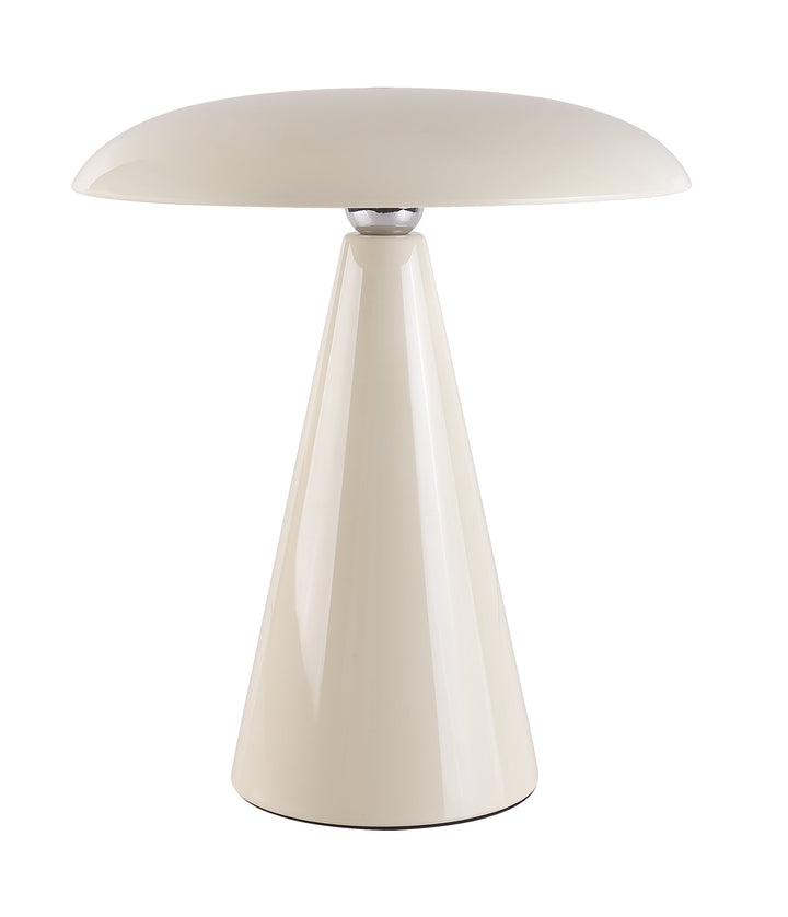 Kinoko II Table Lamp in Gloss Cream by Beacon Lighting