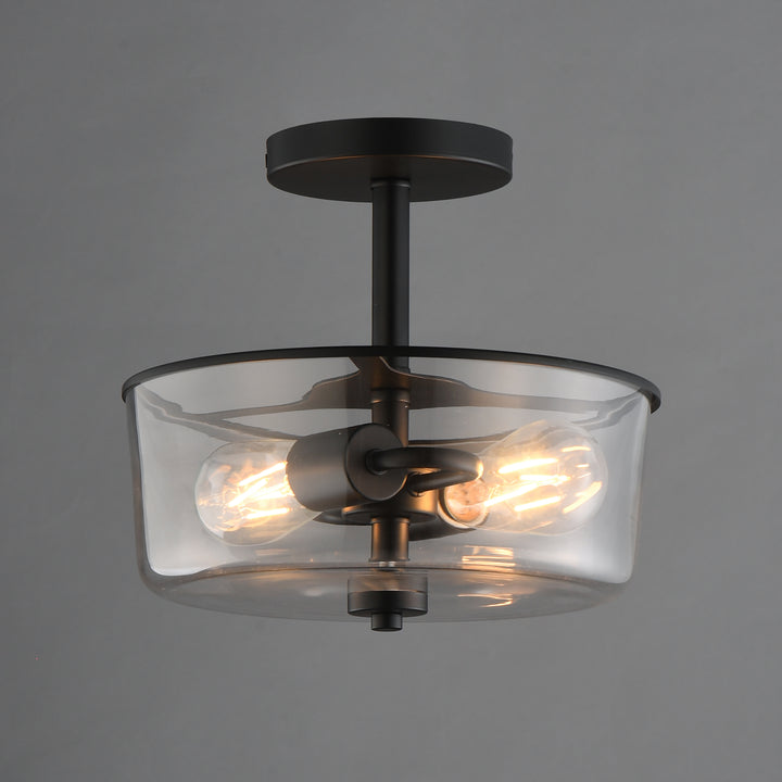 Fuller Semi Flush/Pendant Convertible Black alternate view