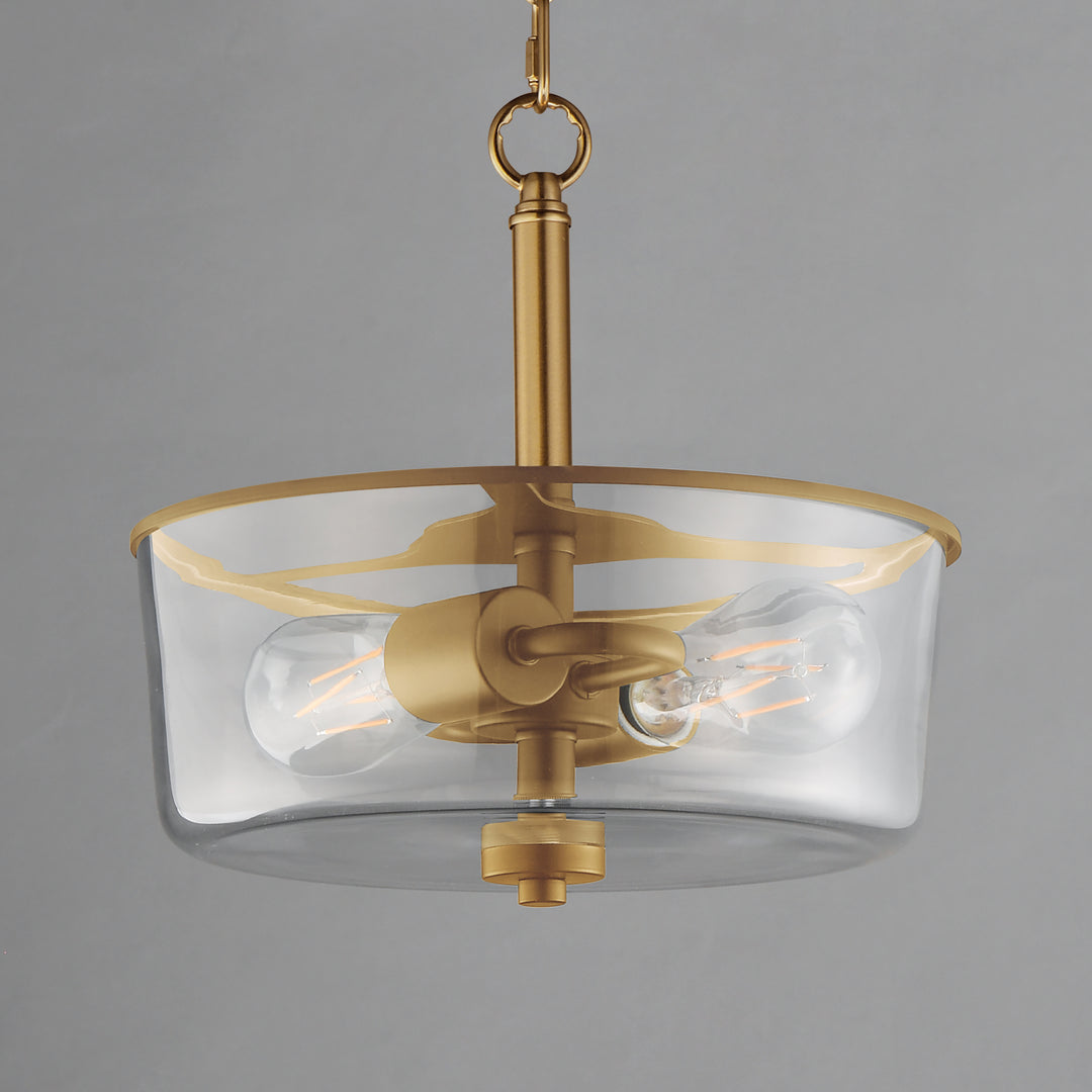 Fuller Semi Flush/Pendant Convertible Natural Aged Brass alternate view
